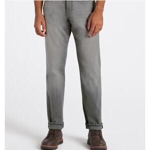 Warp + Weft ORD Chicago Straight Smoke Light Cool Gray Mens Jeans- Size 31 30